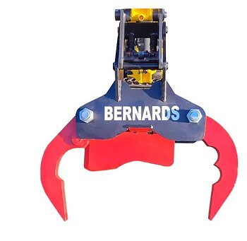 Trädklippare Bernards hydraulisk till minigrävare eller minilastare