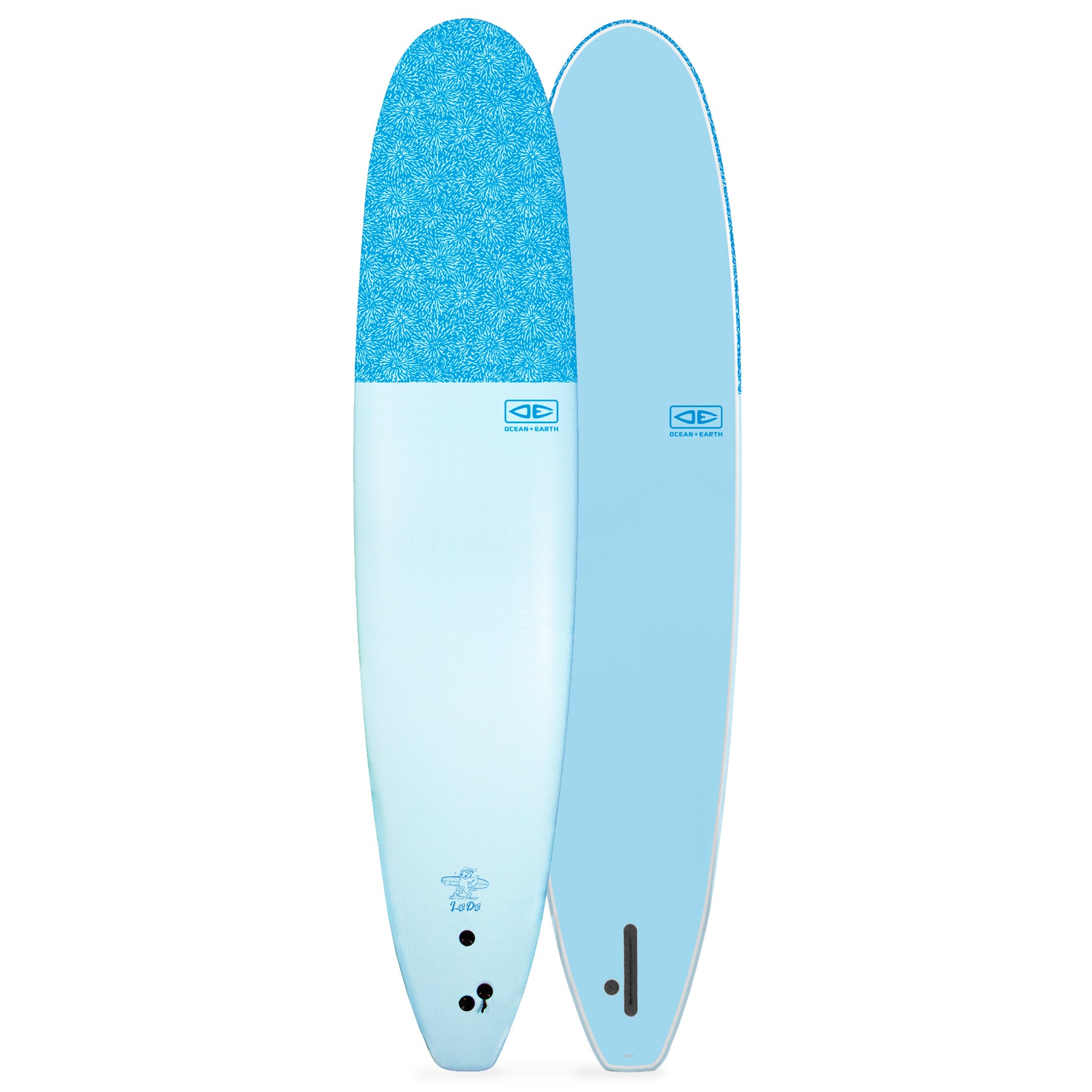 Ocean & Earth Ezi Rider Log Dog 9.0" Pastel Blue Soft Top Surfbräda