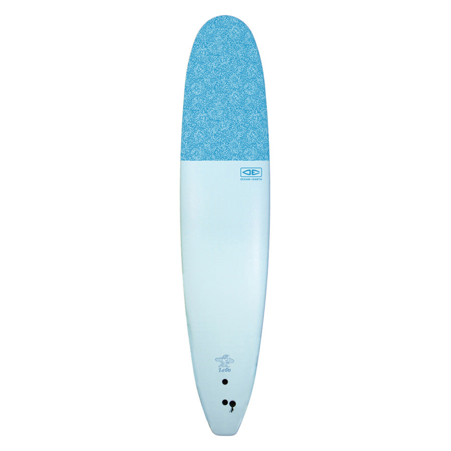 Ocean & Earth Ezi Rider Log Dog 9.0" Pastel Blue Soft Top Surfbräda - 2