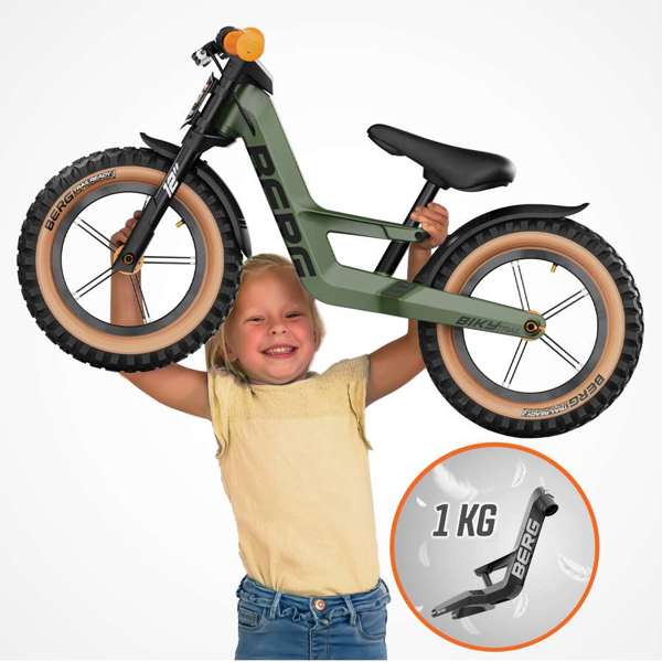 BERG BIKY Trail Balanscykel Grön med handbroms - 14