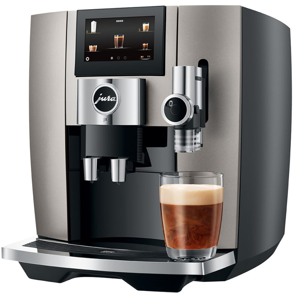 Jura J8 Midnight Silver (EA 15471) - Helautomatisk - KaffeGrossisten
