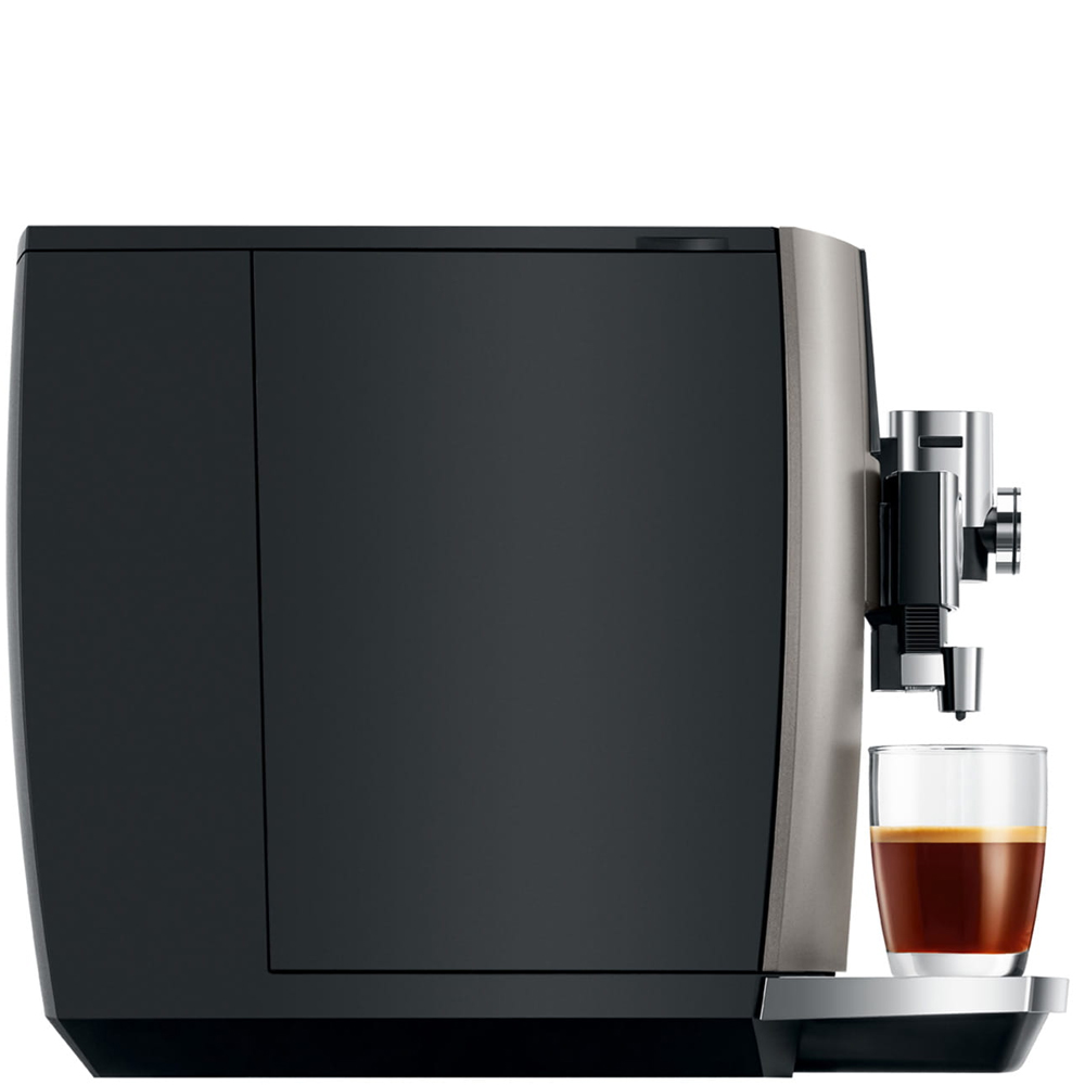 Jura J8 Midnight Silver KaffeGrossisten (EA to 15471) - cup Bean 