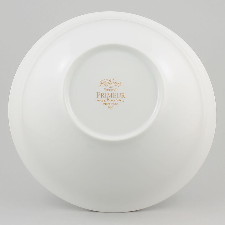 Signe Persson-Melin (Primeur 1978) Classic Bowl with Blue/Terracotta Border 24 cm (2)