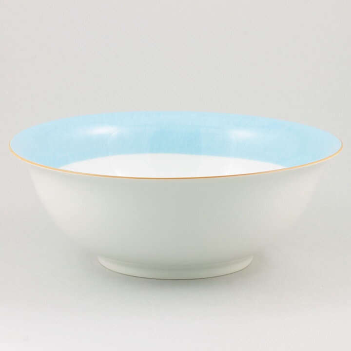 Signe Persson-Melin (Primeur 1978) Classic Bowl with Blue/Terracotta Border 24 cm (2)