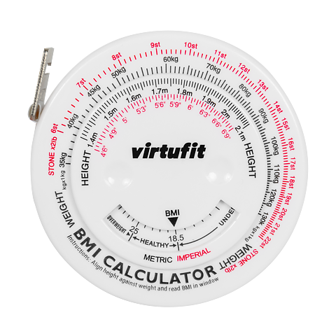 Measuring Tape with BMI Calculator, 150 cm