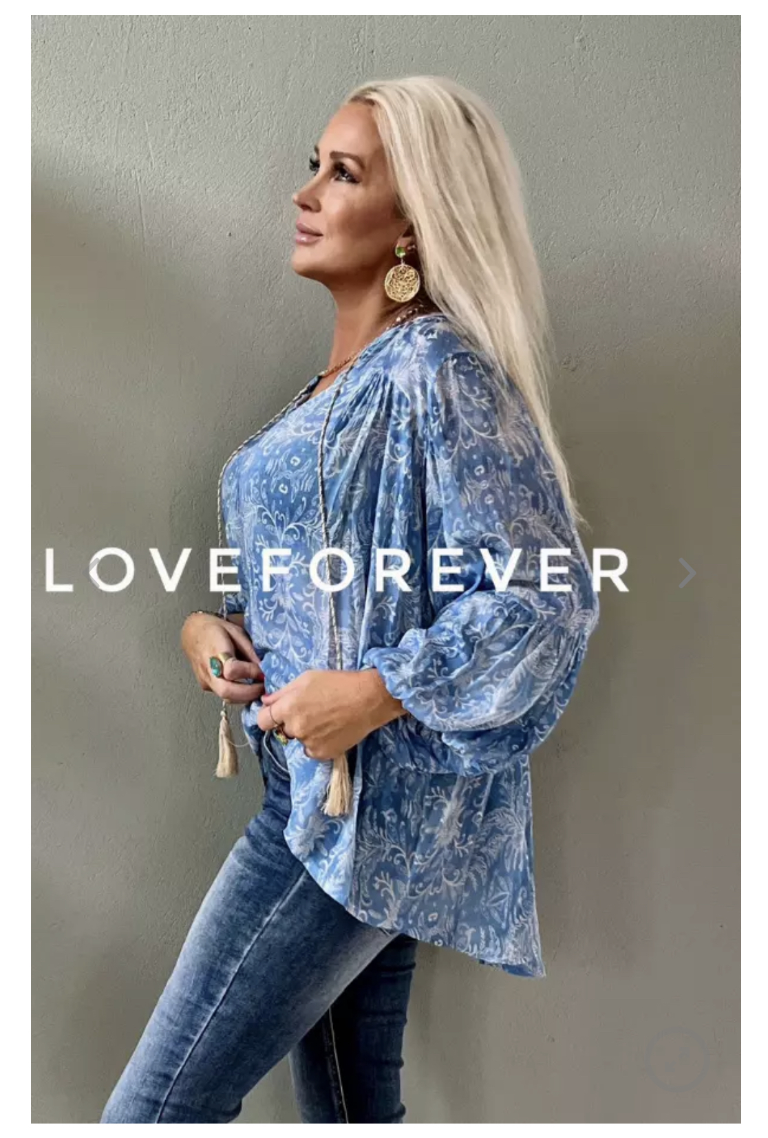 Sussie Blouse Blue Paisley - 5