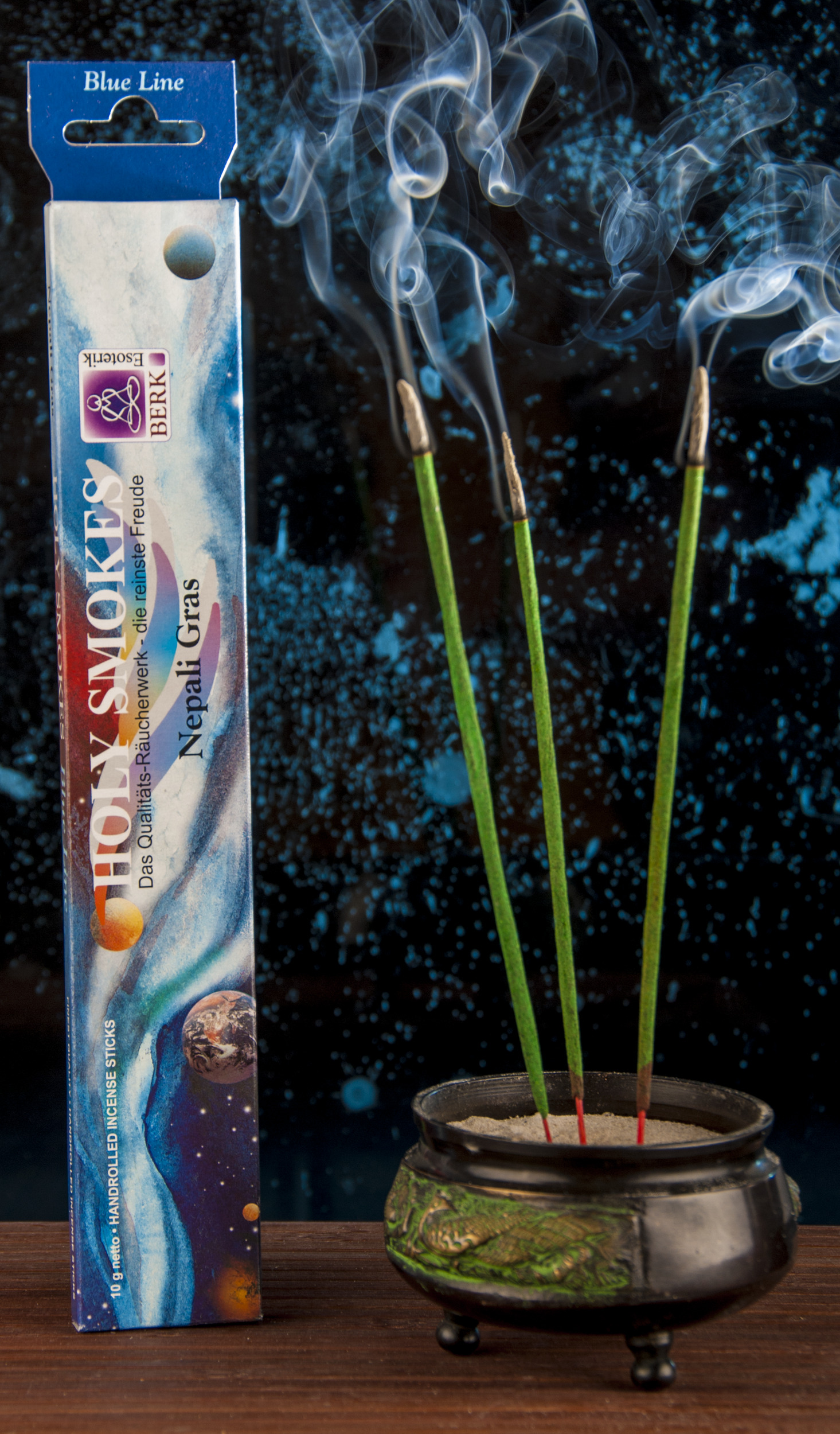 Holy Smoke /  Blue Line Rökelse  - Nepali Grass - 2