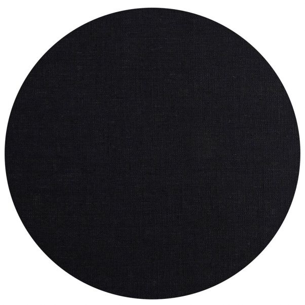 Bordsduk rund Classic svart 170cm, Lovely Linen - 2