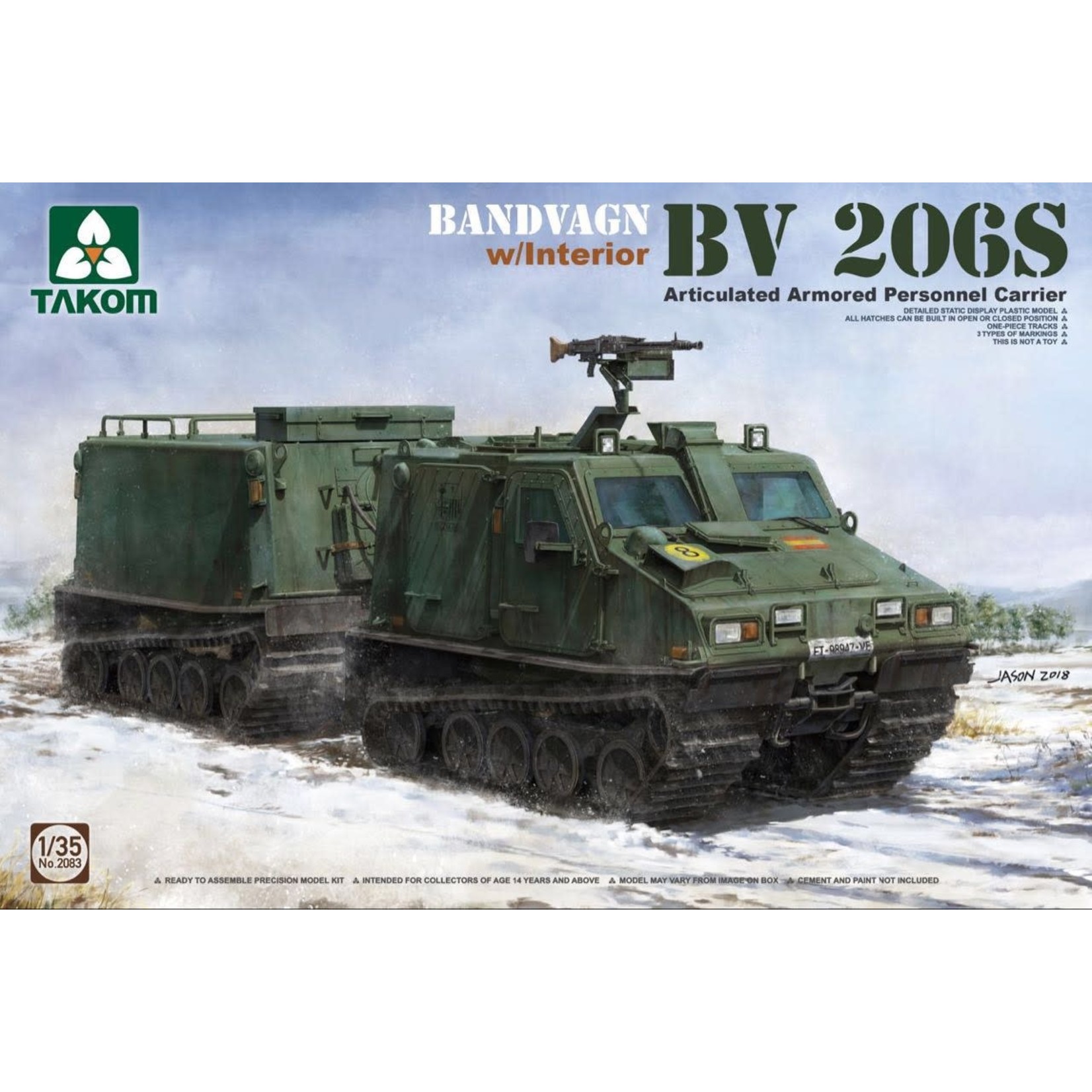 1/35 Bandvagn Bv 206S Articulated Armored Personnel Carrier
