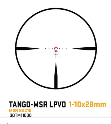 Sig Sauer TANGO-MSR LPVO 1-10x28mm Illum. BDC10 SFP - 2