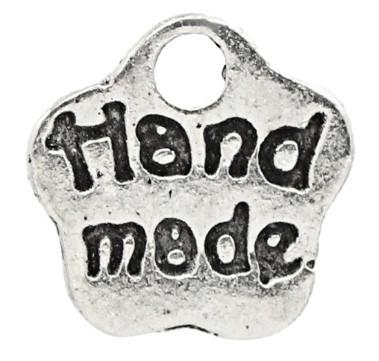 Berlock - Blomma , "Handmade" Silver - 2