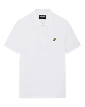 Lyle & Scott - Plain Polo Shirt - White