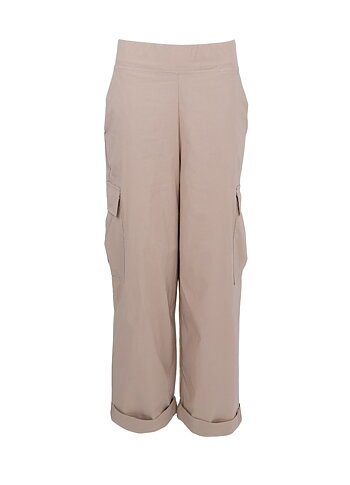 Black Colour - Davina Wide Cargo Pants Sand