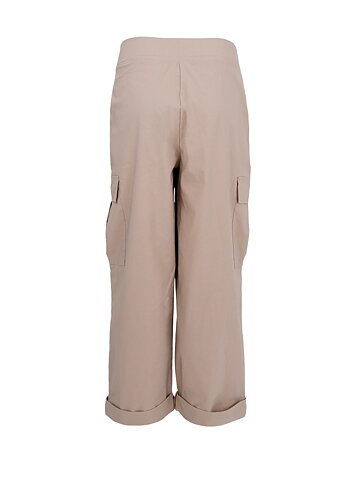 Black Colour - Davina Wide Cargo Pants Sand
