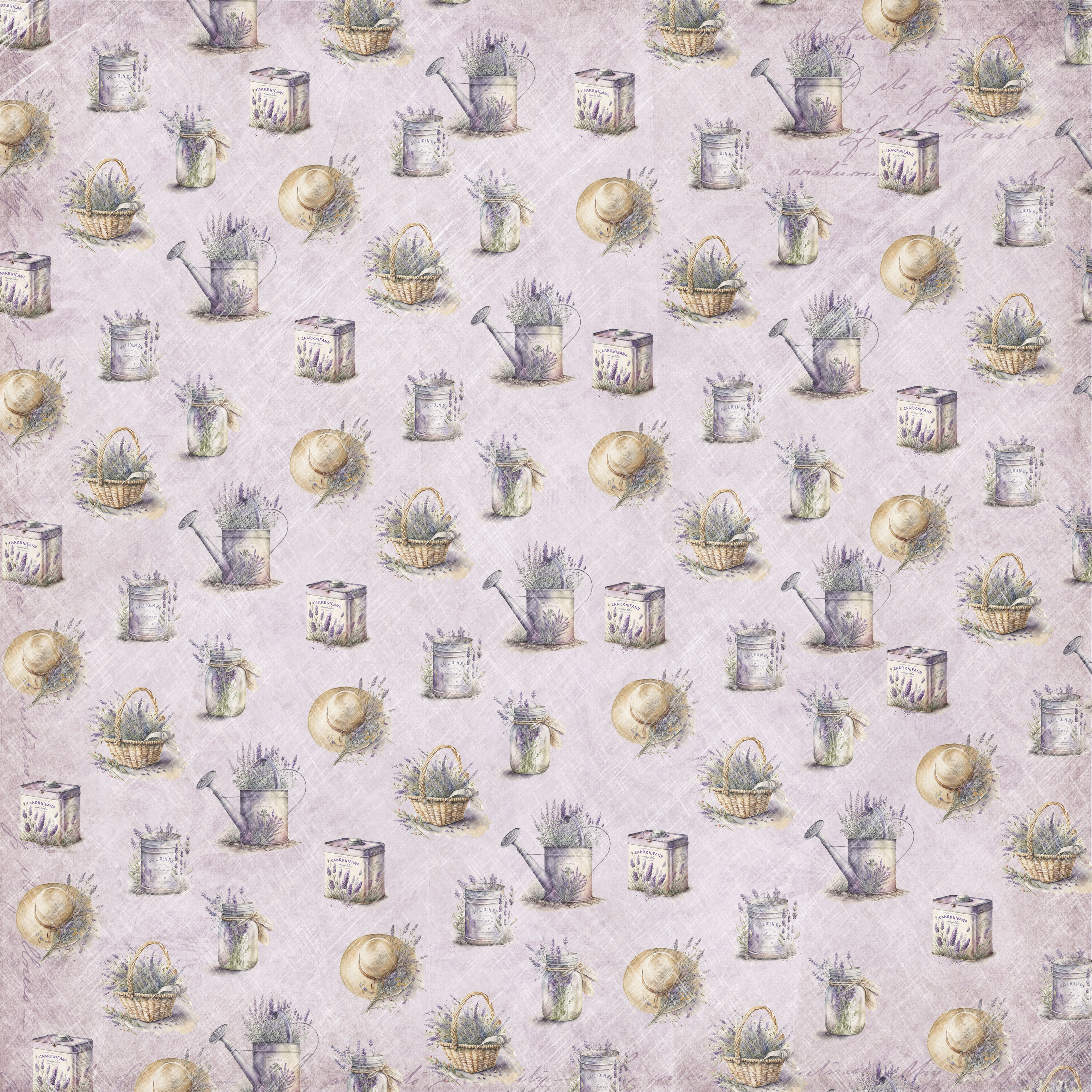 Papper Reprint -Provence - Botanical - 2