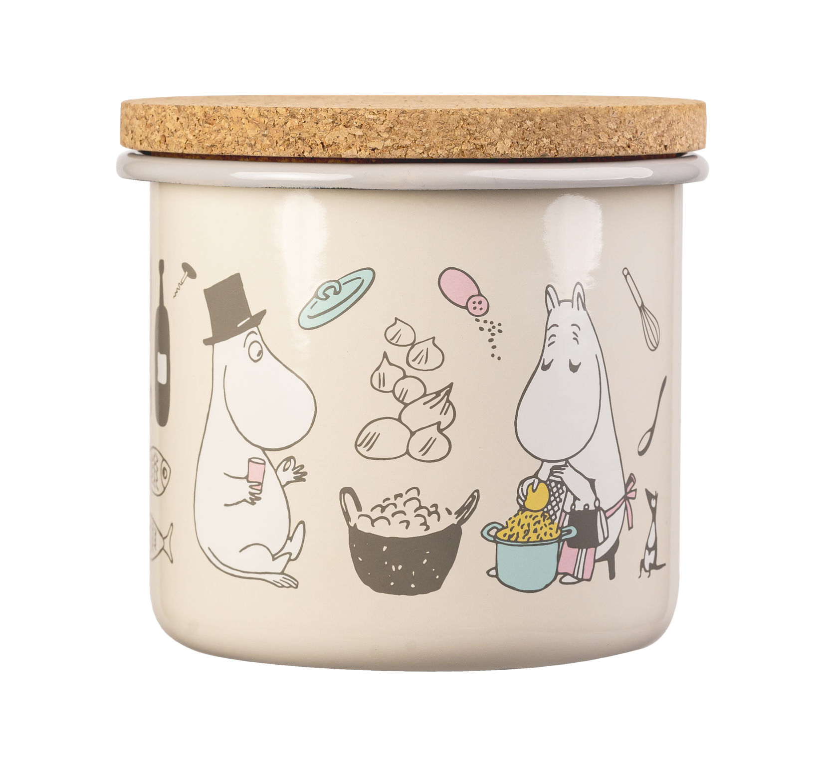 Mumin Emaljburk 1,3 liter - Bon Appétit - 2