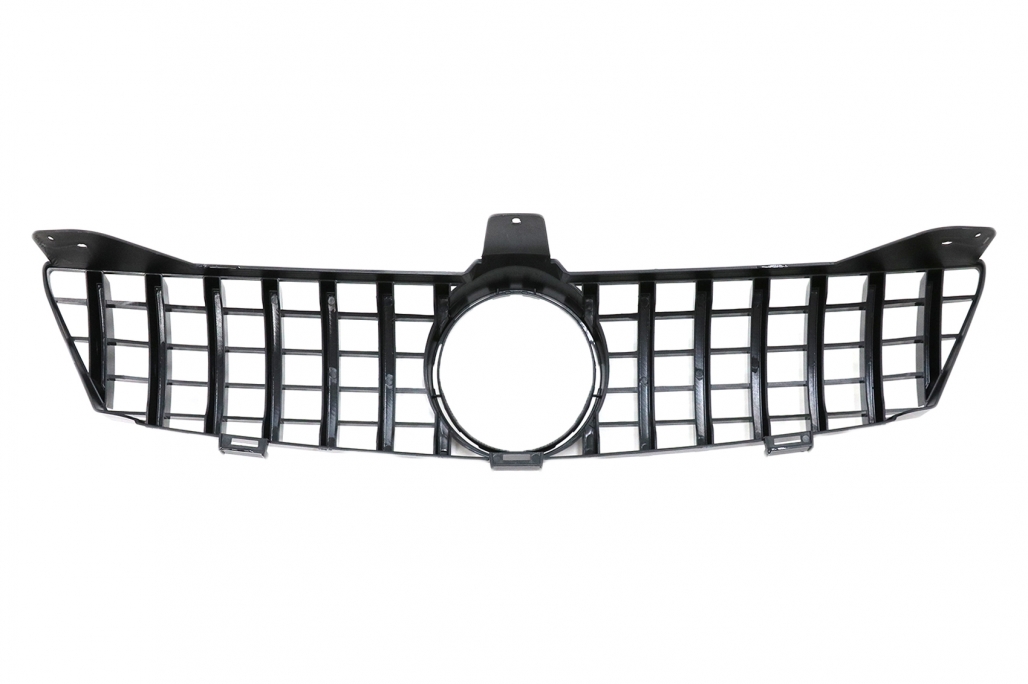 Grill AMG GT-R Panamerican look gloss BLACK/Chrome 05-08 - 3