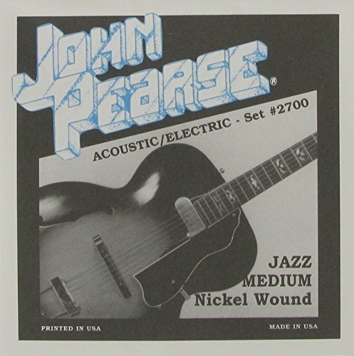 John Pearse 2700 Acoustic/Electric Nickel Wound Jazz Strings 012-052