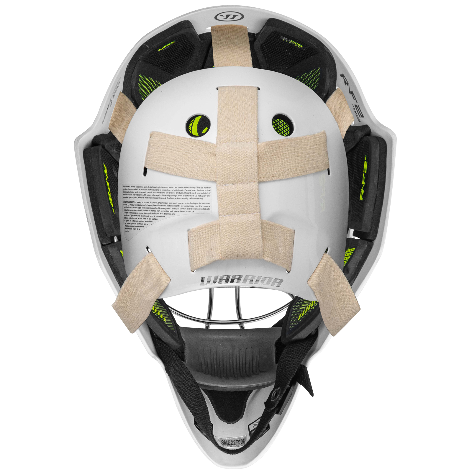 S23 MÅLVAKTSHJÄLM WarriorRITUAL R/F2 E JR MASK (Certified Cat Eye Mask) - 7