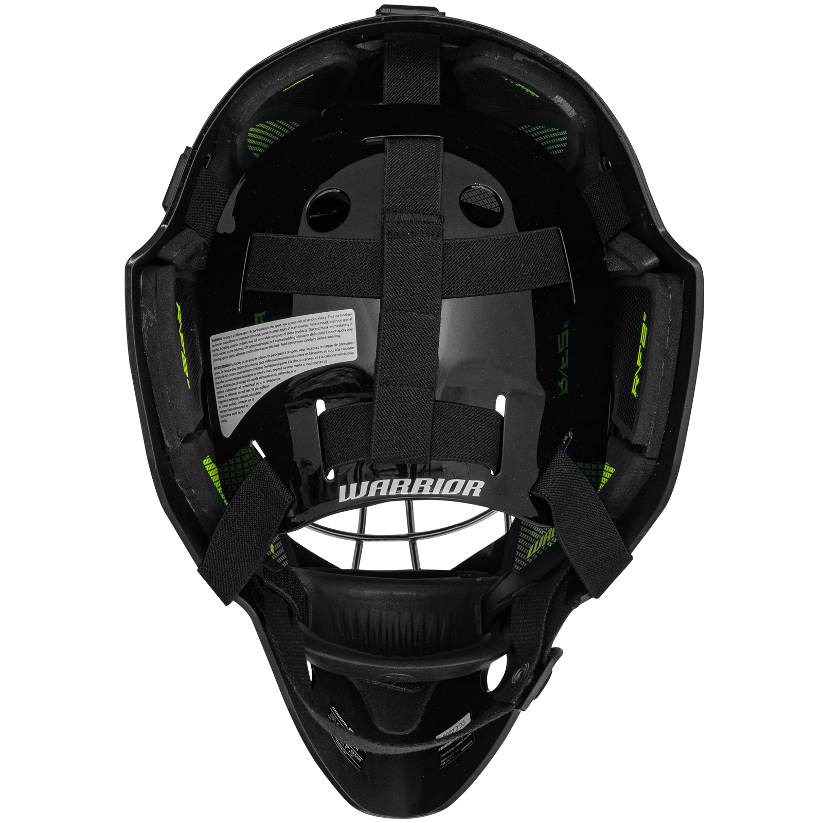 S23 MÅLVAKTSHJÄLM WarriorRITUAL R/F2 E JR MASK (Certified Cat Eye Mask) - 8