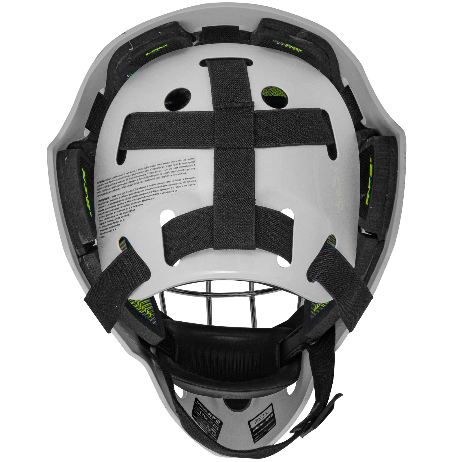 S23 MÅLVAKTSHJÄLM Warrior RITUAL R/F2 E YTH MASK - 7