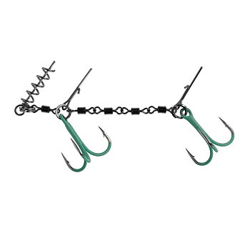Mikado Jaws EVO Double Stinger Fluo