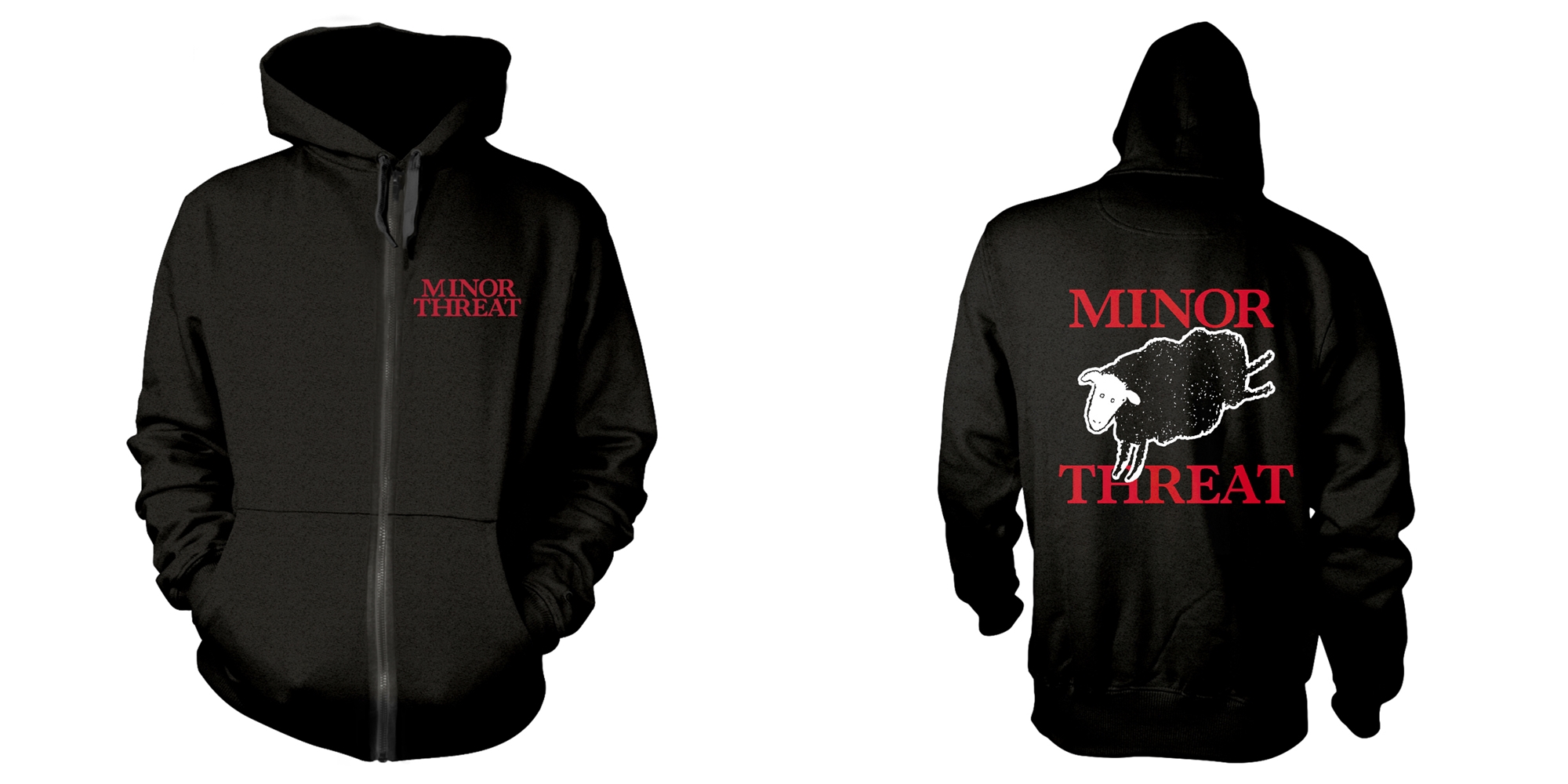 MINOR THREAT - ZIP HOOD, OUT OF STEP
