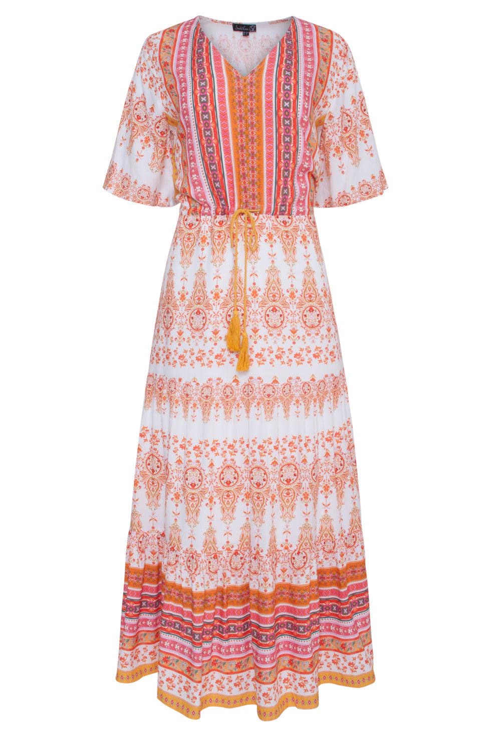 Smashed Lemon - Elegant Ornament Maxidress - 5