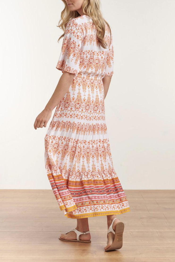 Smashed Lemon - Elegant Ornament Maxidress - 3