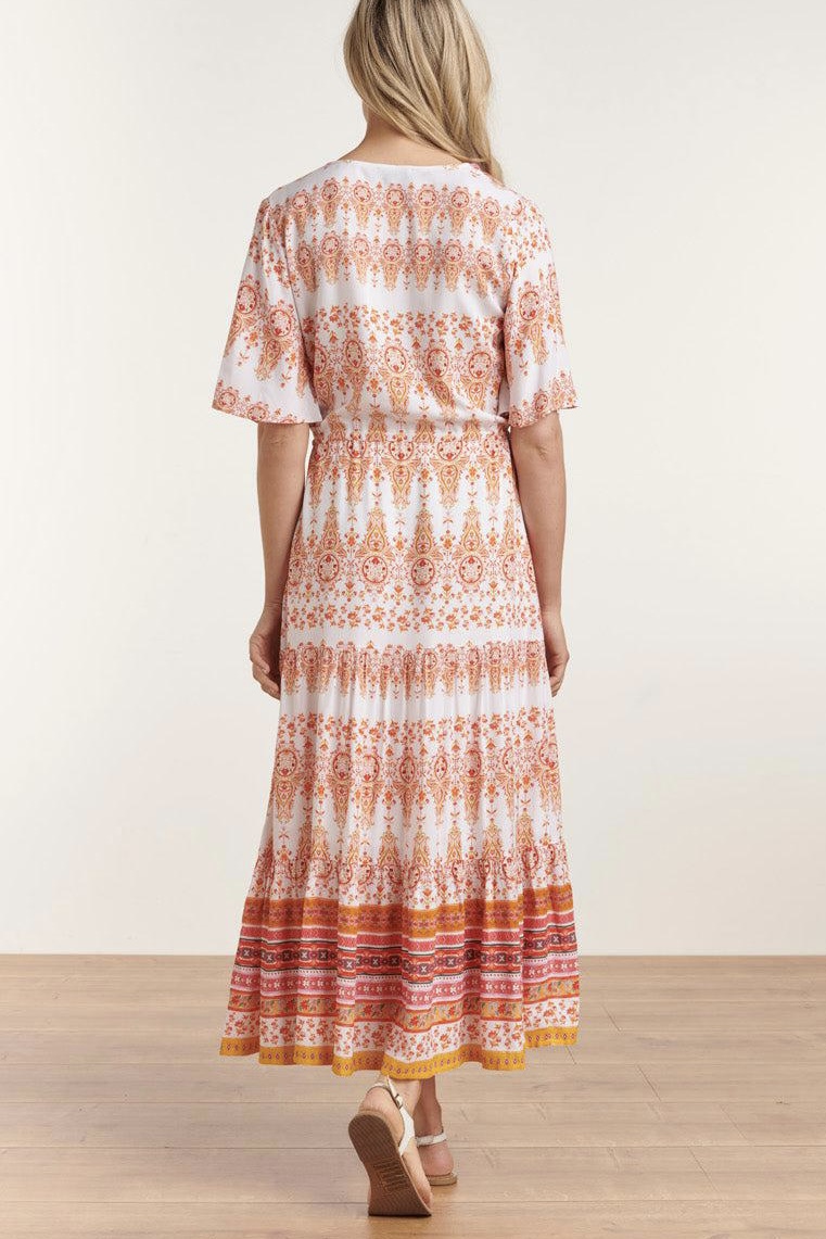 Smashed Lemon - Elegant Ornament Maxidress - 4