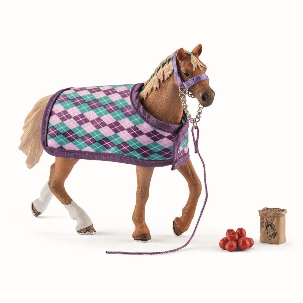 Engelsk Fullblod med Filt - Schleich - 2