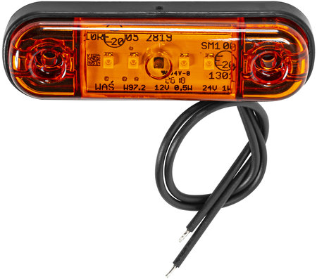Positionsljus Led Slim Gul 12-24V