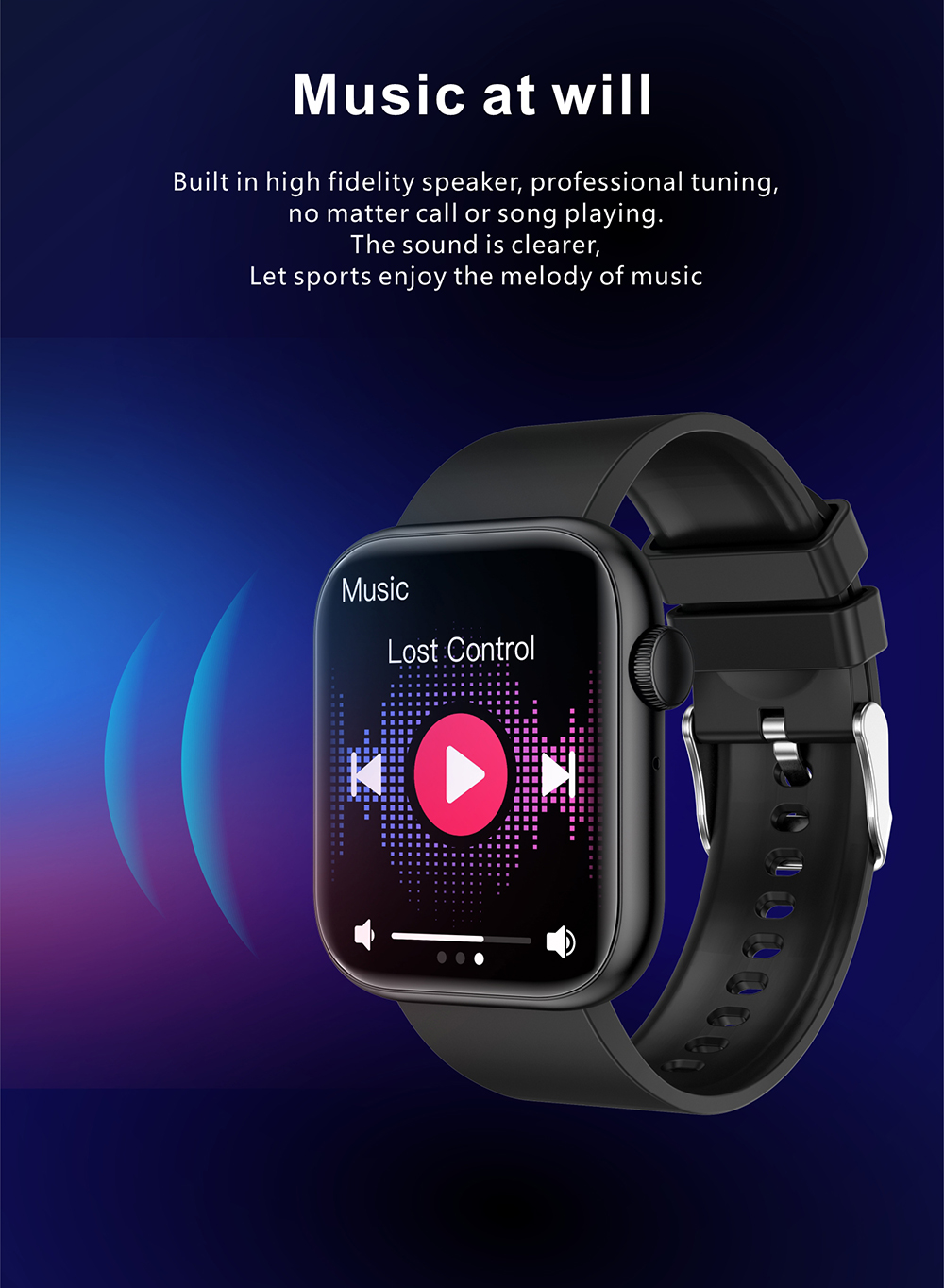 Philippe Palmer Smart Watch LP42 Black - 33