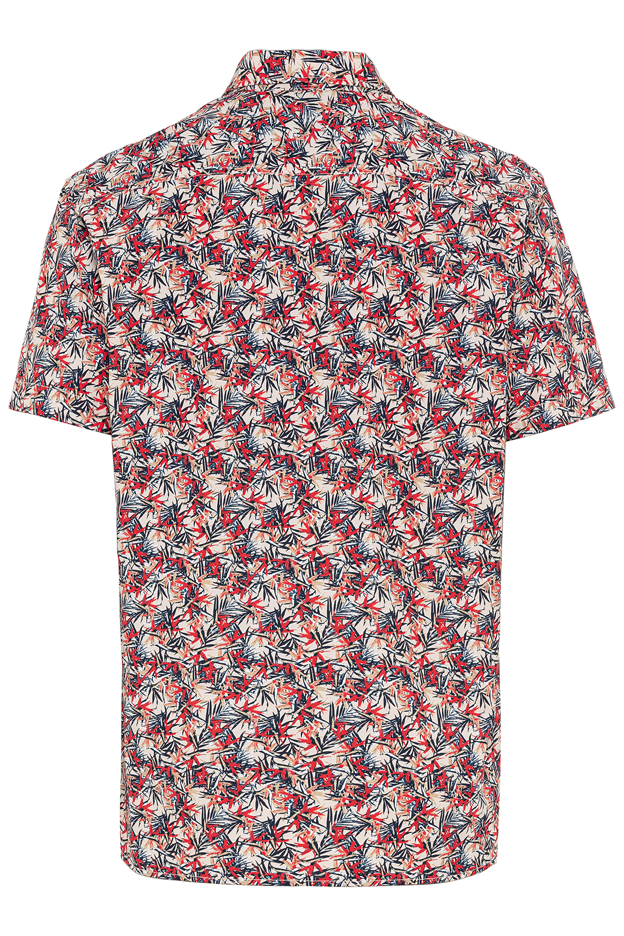 Skjorta kortärmad. beige-röd print från  camel active - 3