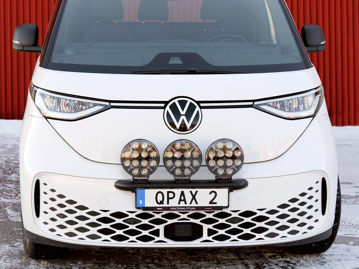 Q-LIGHT II VW ID Buzz Cargo 23- frontbar for upp to 3pcs auxiliary lights  - 2
