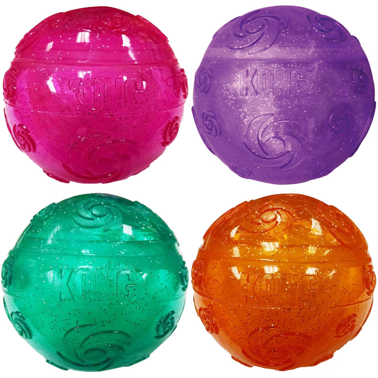 Kong Squeezz Crackle boll - 6