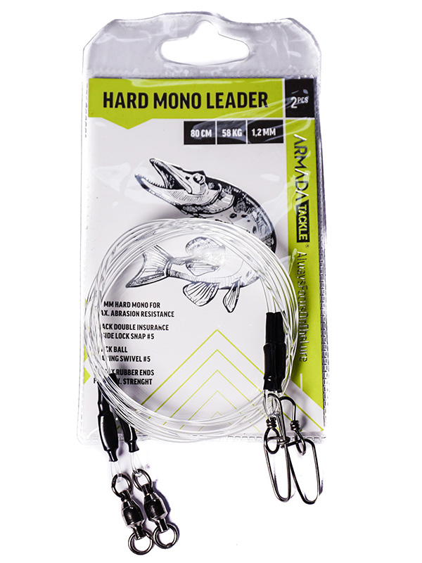 Armada Hard Mono Leader 2-pack Stockholms Sportfiskebutik