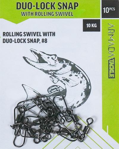 A spawning end that reduces tangles and a DuoLock bait lock that makes bait changes quick and safe