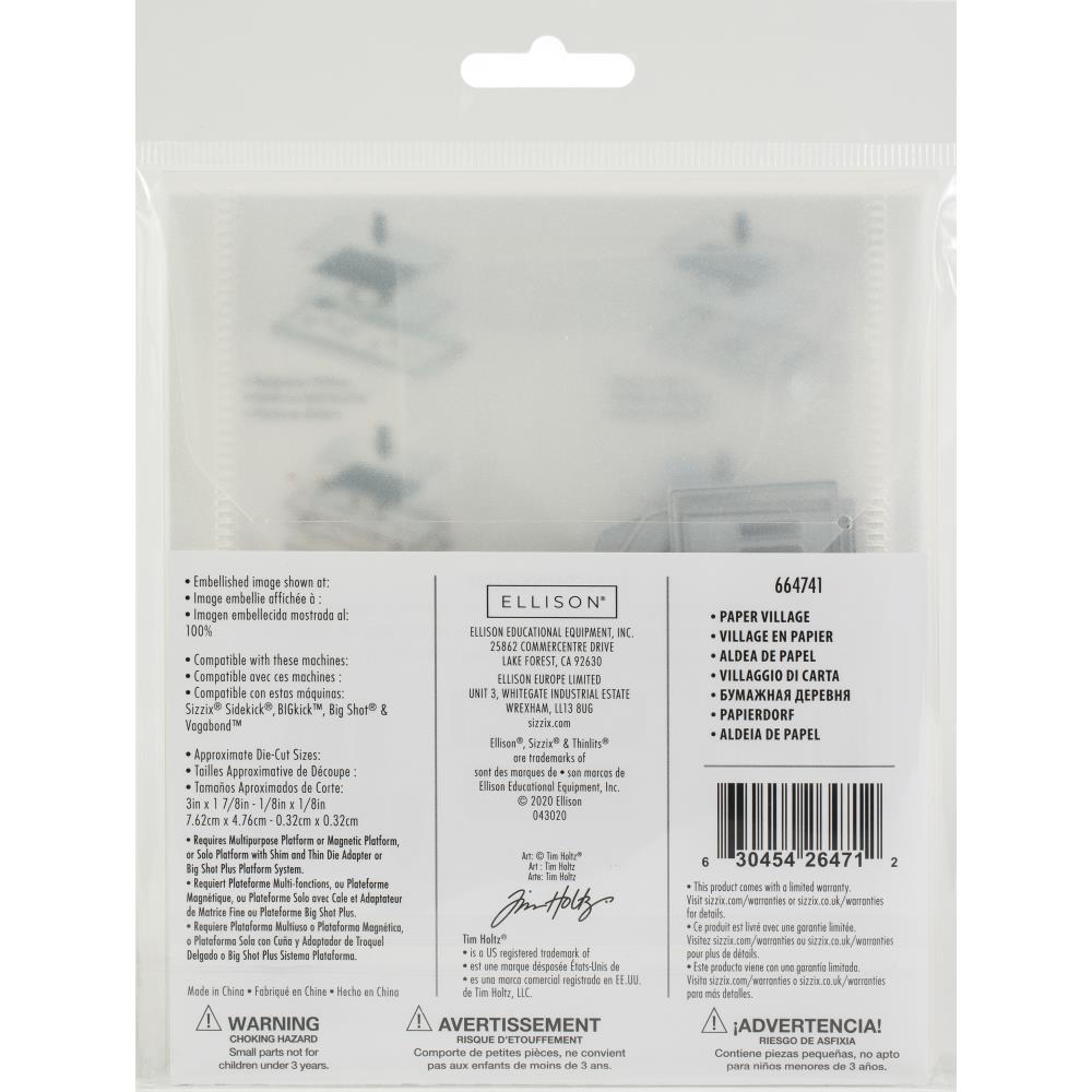 Sizzix - Thinlits Dies By Tim Holtz - Paper Village - 2