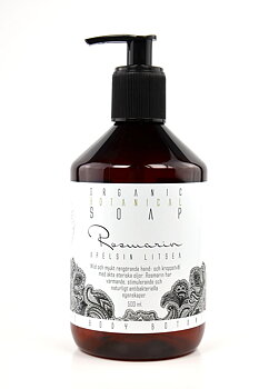 Flytande pumptvål - Rosmarin Apelsin Litsea 500ml 