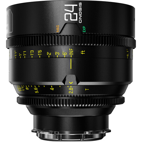 DZOFilm 24mm T2.8 Gnosis Macro Prime Lens (LPL med PL & EF Mounts, Metric) – för filmskapare