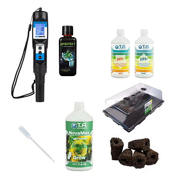 Tillbehörskit för Growpipes 64 växter - 8st rader