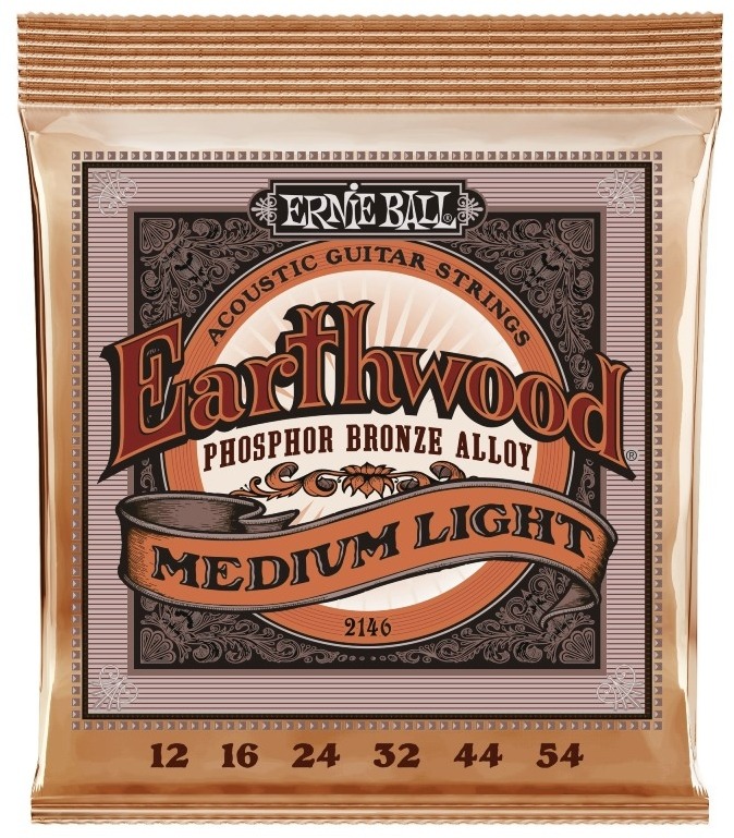 Ernie Ball 2146 Earthwood PSB Medium Light - Steel Strings