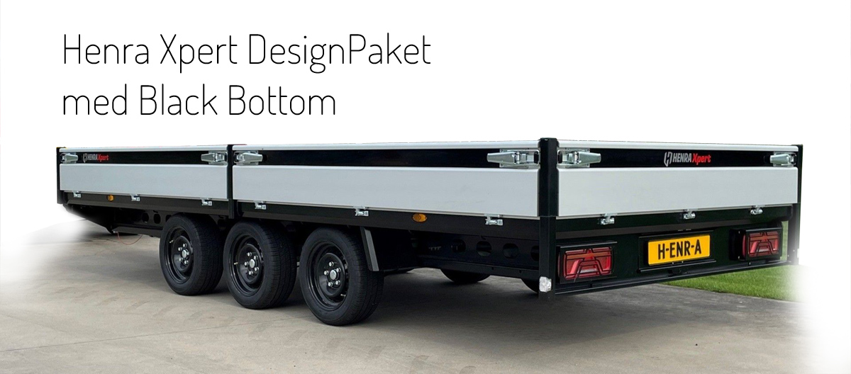 Designpaket - Black bottom - Henra trailers