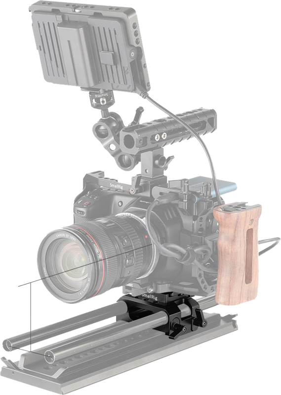 SmallRig Baseplate for BMPCC 4K / 6K (Arca Compatible) DBC2261 - 4