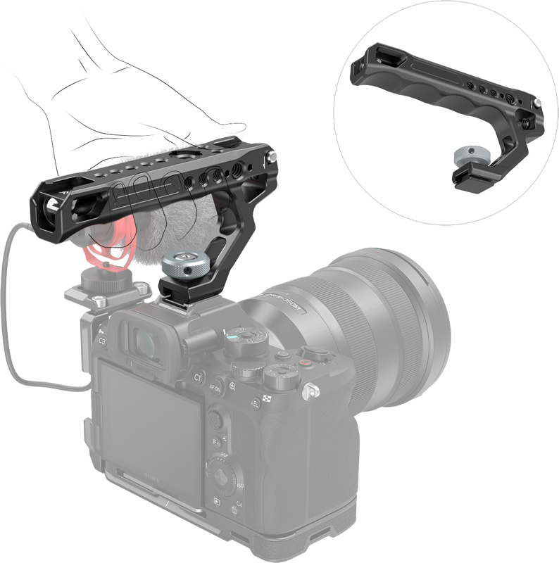 SmallRig Universal Top Handle with Cold Shoe 2094C - 3