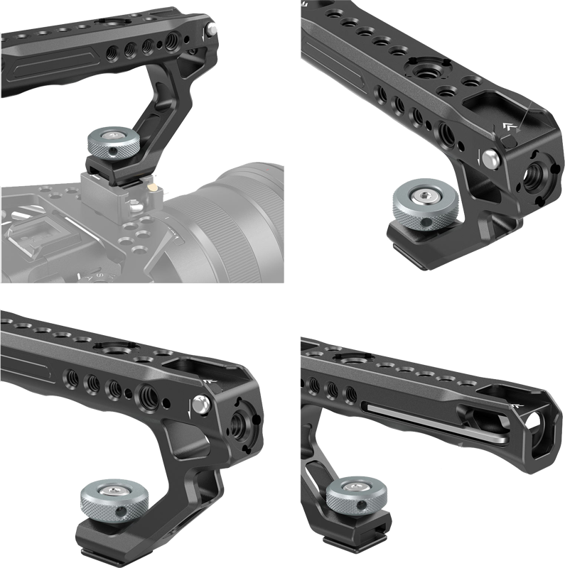 SmallRig Universal Top Handle with Cold Shoe 2094C - 4