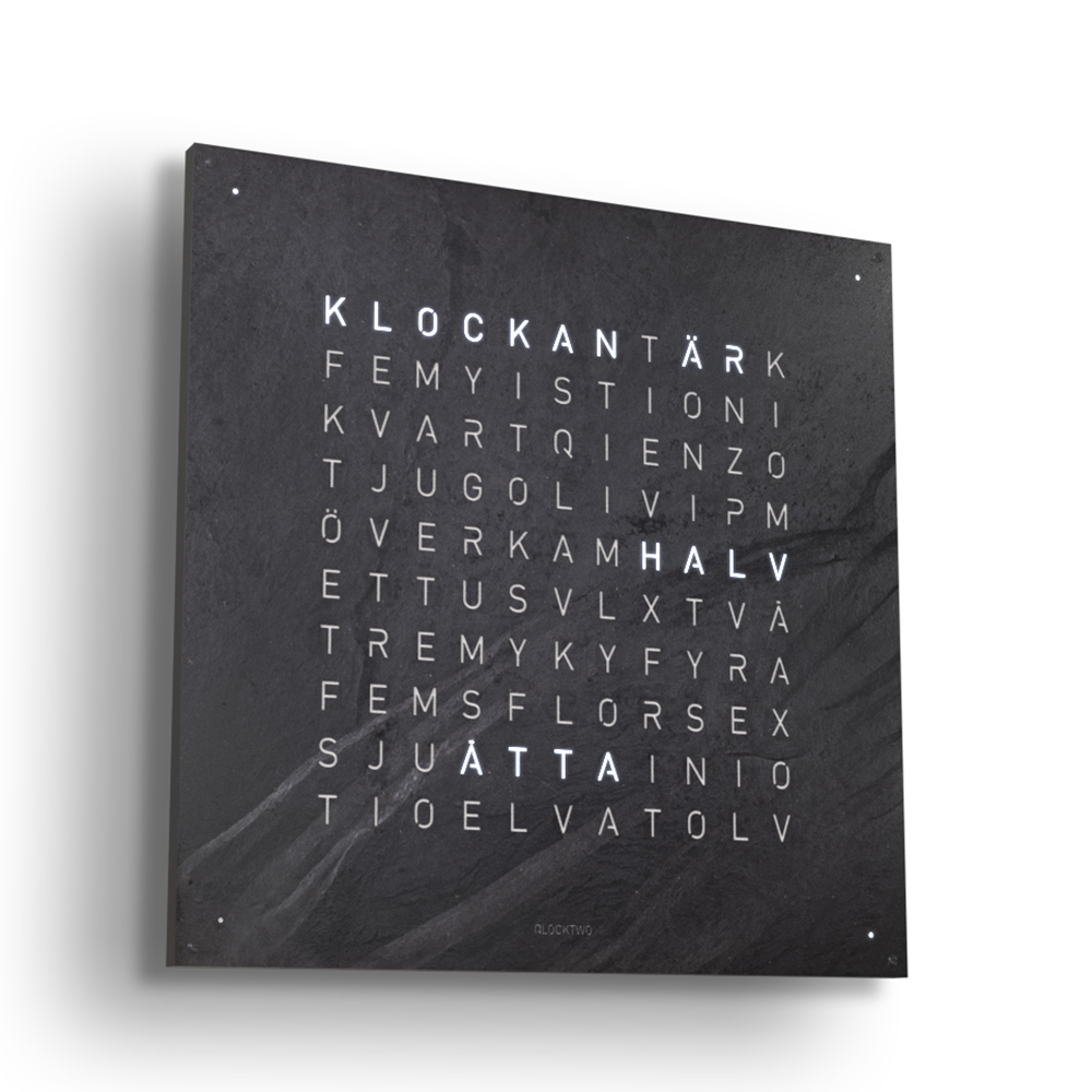 Qlocktwo 90x90 cm  Creator´s Edition (Metamorphite)  - 4