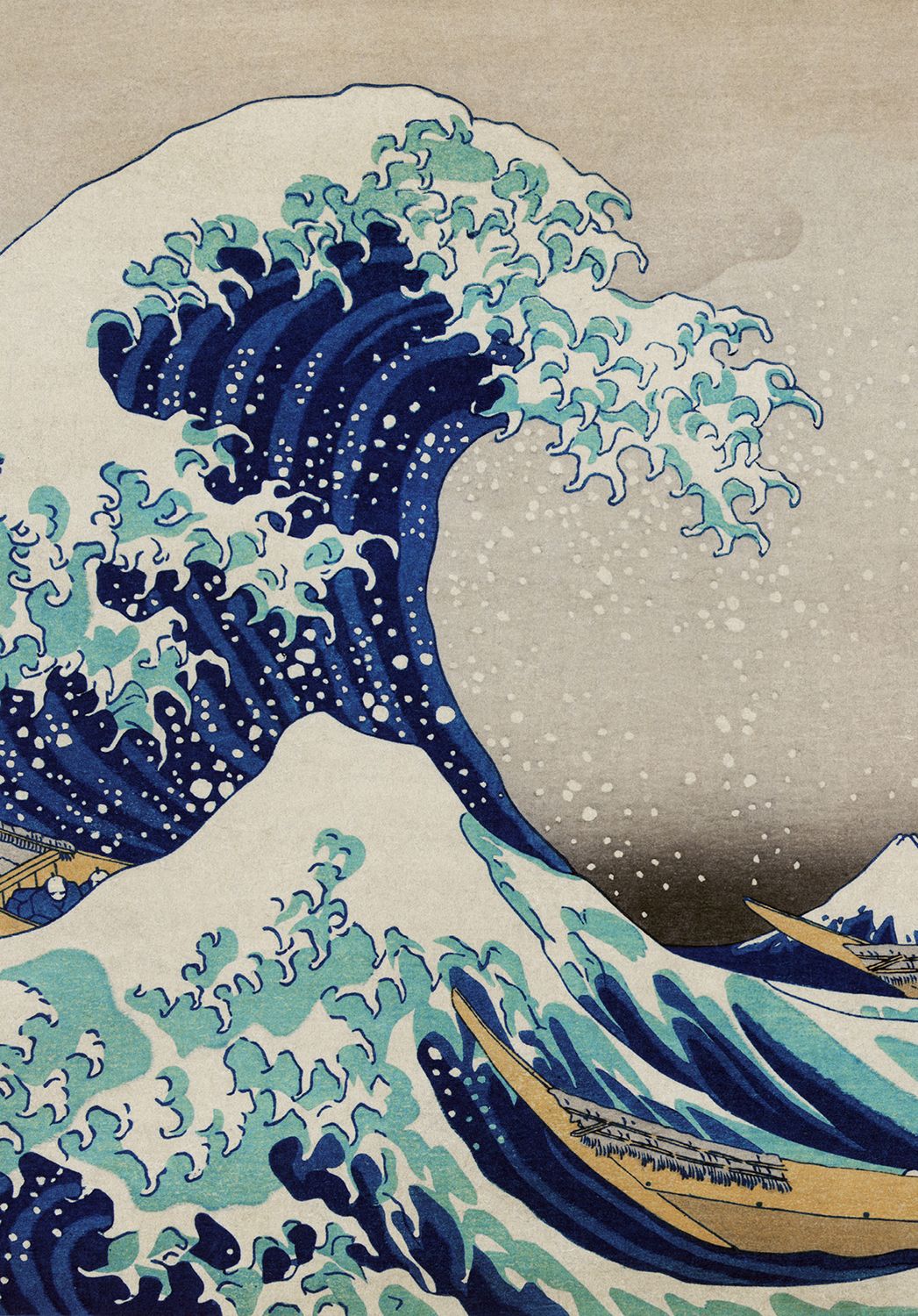 Hokusai The Great Wave off Kanagawa minicard