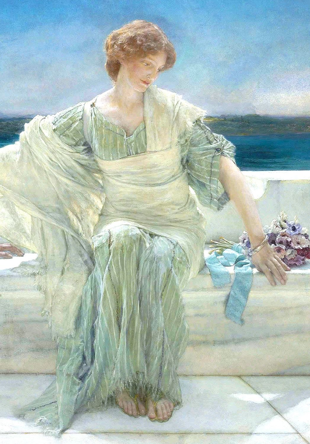Alma-Tadema Ask Me No More minicard